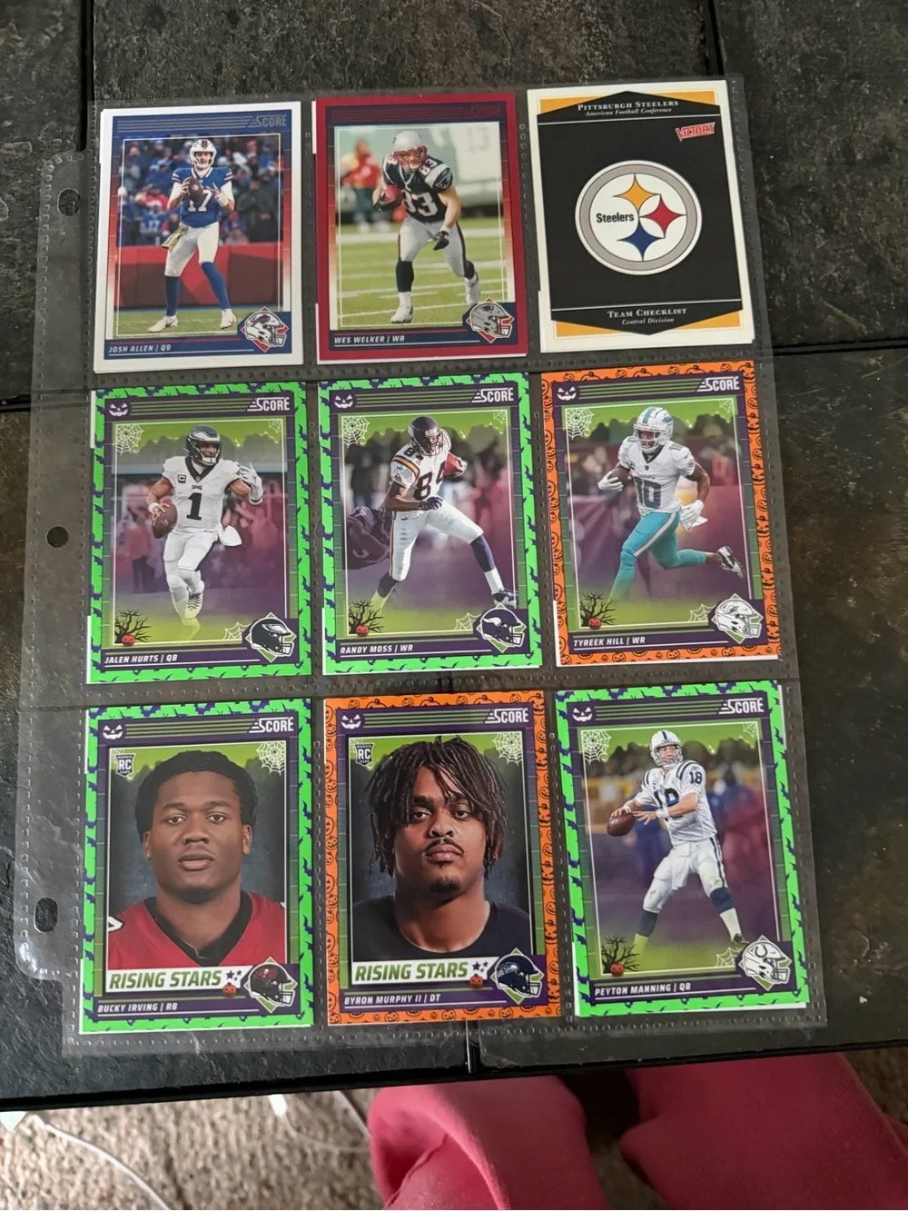 lot of rookie sports cards